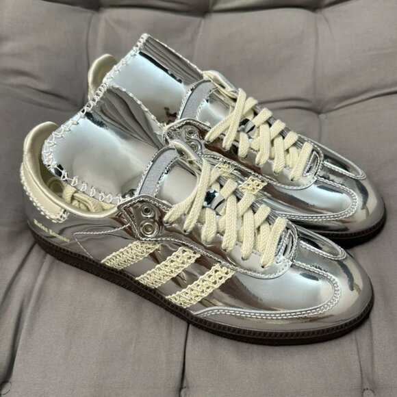Adidas Samba Wales Bonner Silver sneakers - Picture 1 of 6